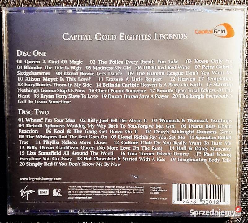 2X CD Capital Gold ROCK LEGENDS 2 CD Various 2 płyty Katowice