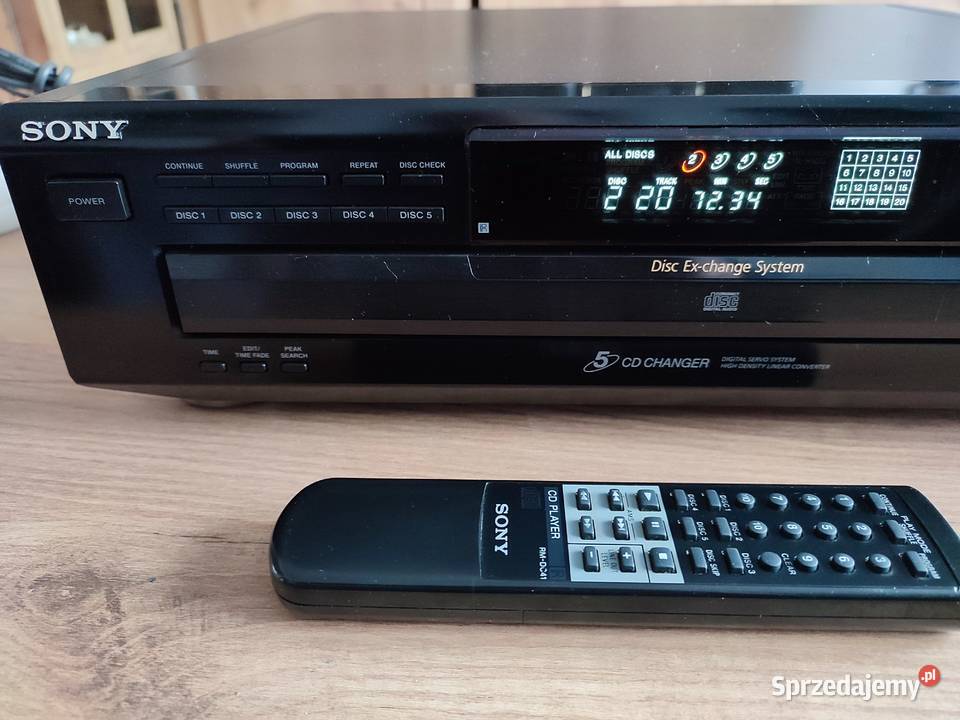 odtwarzacz cd SONY CDP315 pilot Odtwarzacze CD i MD śląskie Myszków