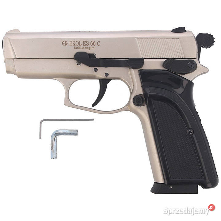 Pistolet wiatrówka EKOL Voltran ES 66C Satin 45