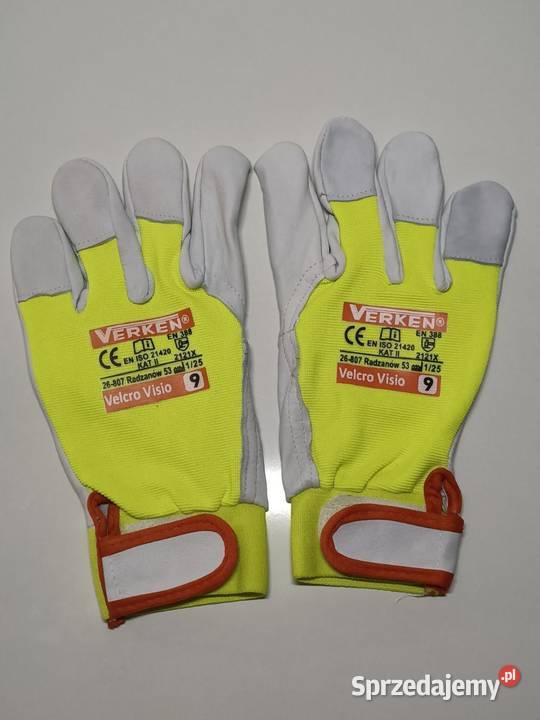 Rękawice robocze skórzane Verken VelcroVisio Produkcja Radom