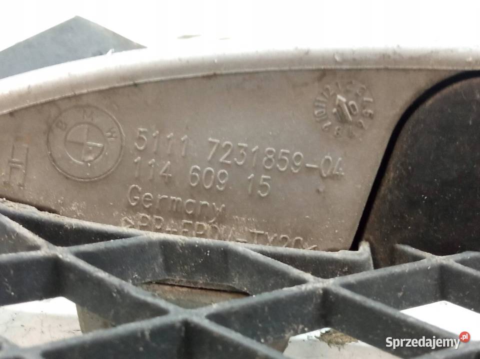 KRATKA ZDERZAKA LEWY PRZÓD 7200699 Bmw Seria 5