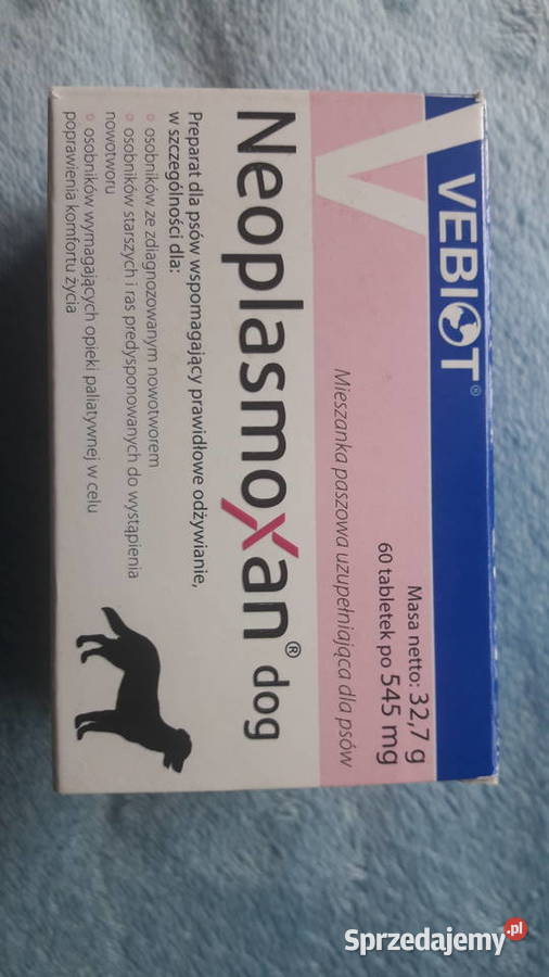 Sprzedam 12 opakowania Vebiot Neoplasmoxan dog Kraków sprzedam