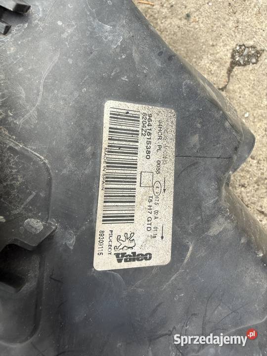Lampa przód lewa Peugeot 307 Ostrów Wielkopolski
