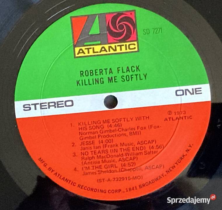 Roberta Flack Killing Me Softly 1 płyta