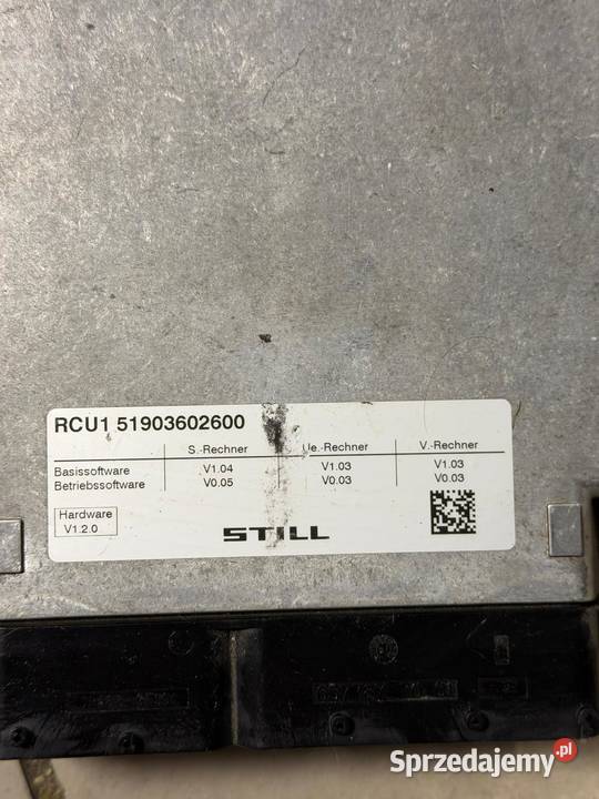 Still 51903602600 Controller RCU1 sterownik śląskie sprzedam