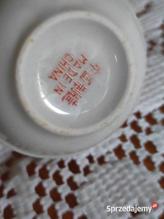 stara chińska porcelana mokka filiżanka talerzyk świętokrzyskie Kielce