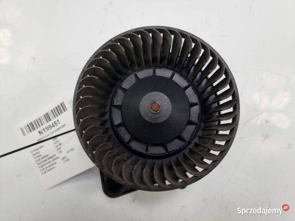 WENTYLATOR KABINOWY AUDI A4 B6 8E1820021B osobowe kujawsko-pomorskie Lipno sprzedam