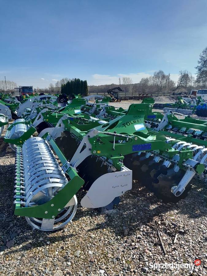 Brona kompaktowa Astat 3 m TOLMET talerzówka Dąbie