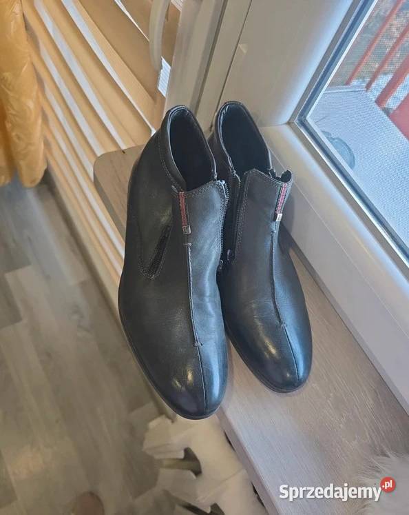 Skórzane buty Lasocki z metki 42 27.5cm śląskie
