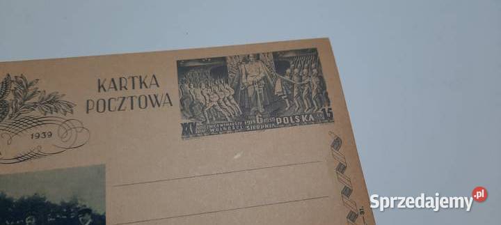 karta pocztowa Komendant J Piłsudski na