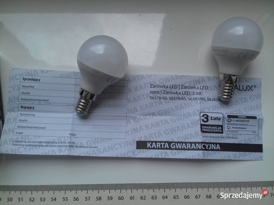 2 żarówki LED E14 42W 2700K 470lm Casalux w Bydgoszcz sprzedam