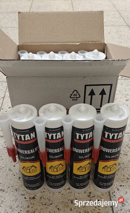 TYTAN silikon uniwersalny bezbarwny 280 ml 12 Cielądz