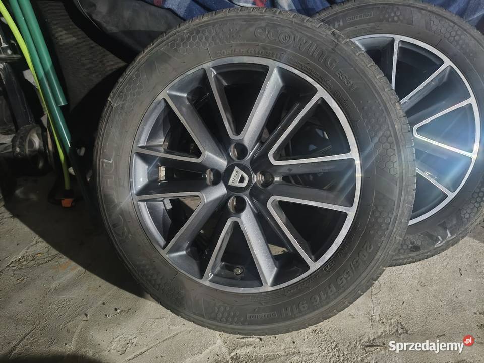 Sprzedam oryginalne felgi z oponami 16 Dacia Samochodowe Czeladź
