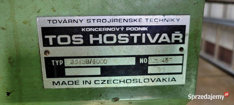 Szlifierka do wałków TOS BUC 630 x6000 Tarnowskie Góry
