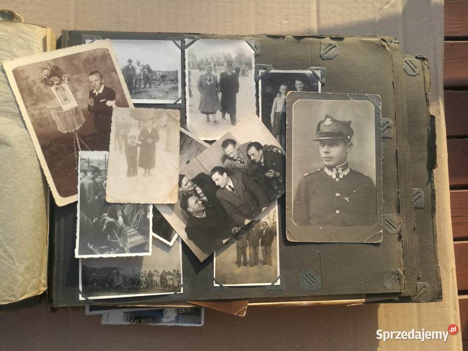 Album stary 230 zdjęć i pocztówek Zaklików sprzedam