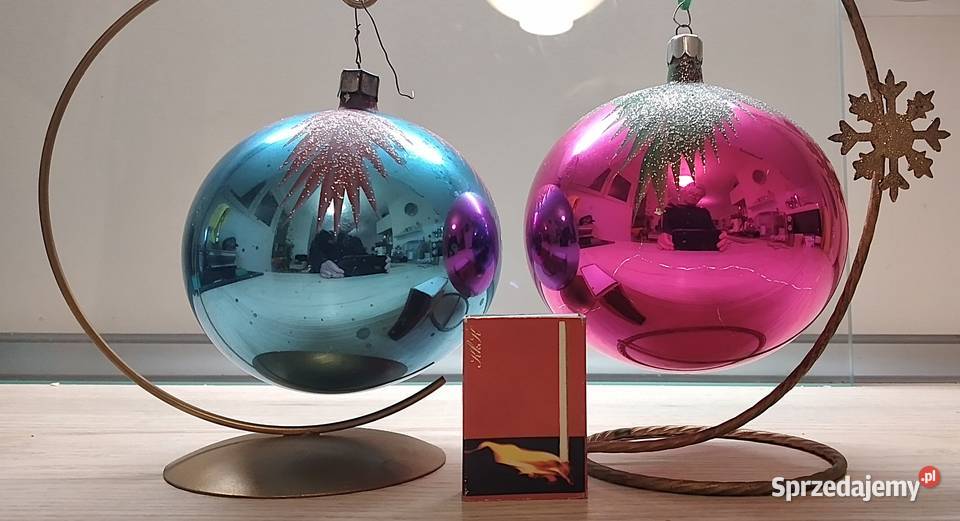 duże bombki PRL Bukowno