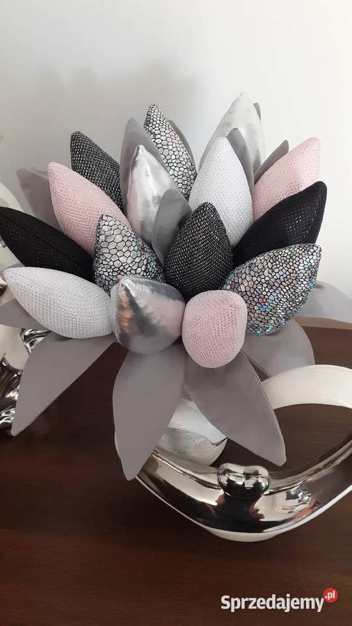 Tulipany glamour błyszczące srebrne złote Wrocław