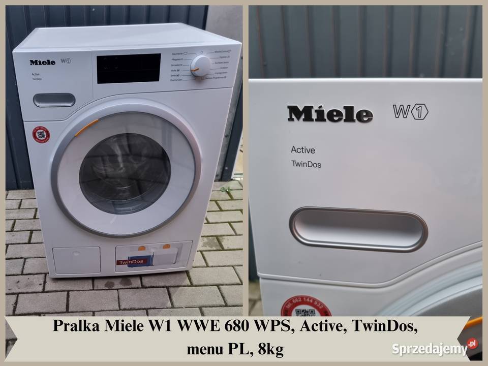 Pralka Miele W1 WWE 668 WPS Active TwinDos menu dolnośląskie Wrocław