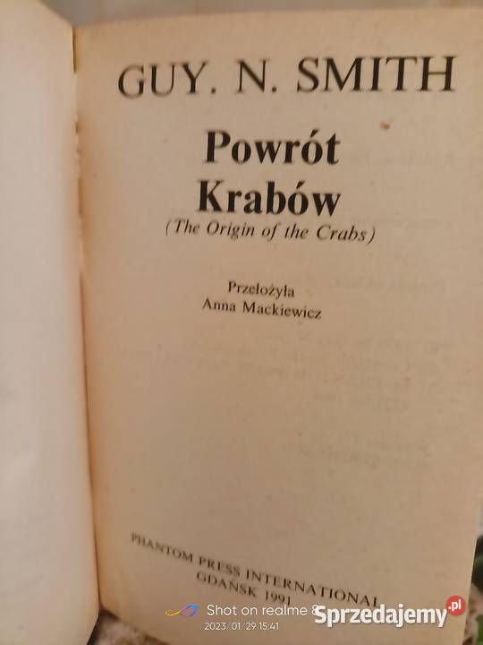 Powrót krabów Smith książki księgarnia Praga literatura piękna - proza zagraniczna