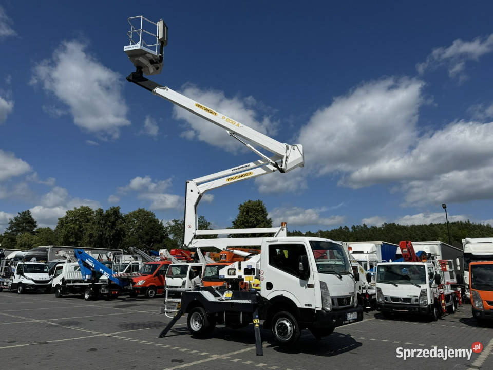 Nissan Cabstar Podnośnik Koszowy 20m Palfinger 24000km Widełki