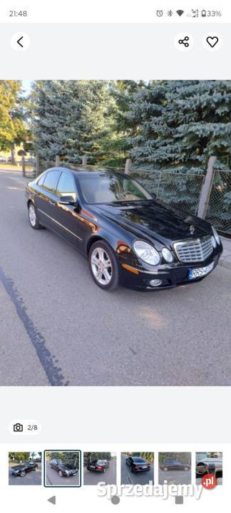 Mercedes e klasa 320 lift zadbany Rok produkcji 2007 Ropczyce