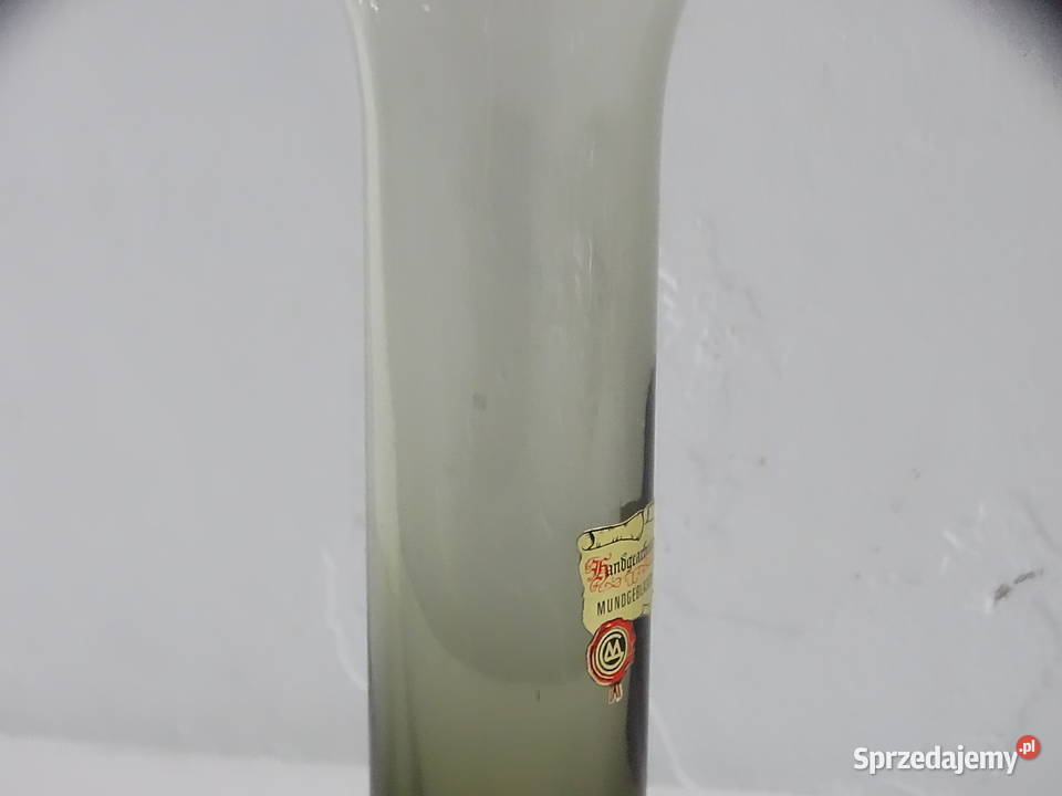 Vintage Wazon Artystyczny Szkło Dmuchane Ustnie sprzedam