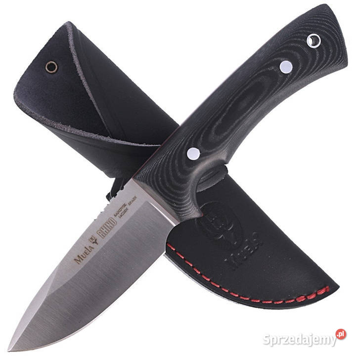 Nóż Muela Full Tang Black Micarta Satin 14C28N Warszawa