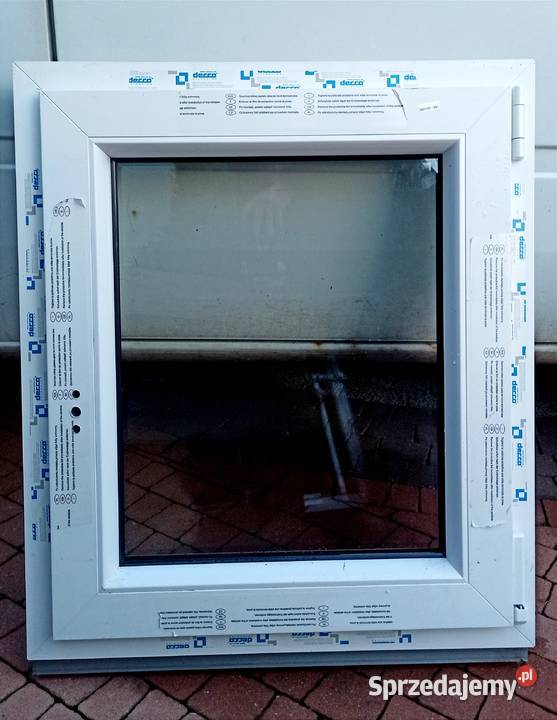 NOWE OKNO PCV 65x75 na otwór 70x80 Białe RU Ropczyce