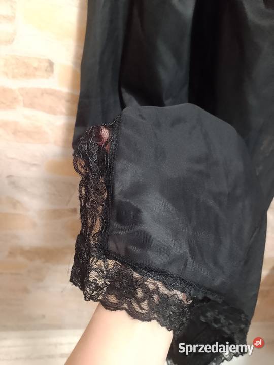42XL Ekskluzywna czarna halka pod sukienkę z
