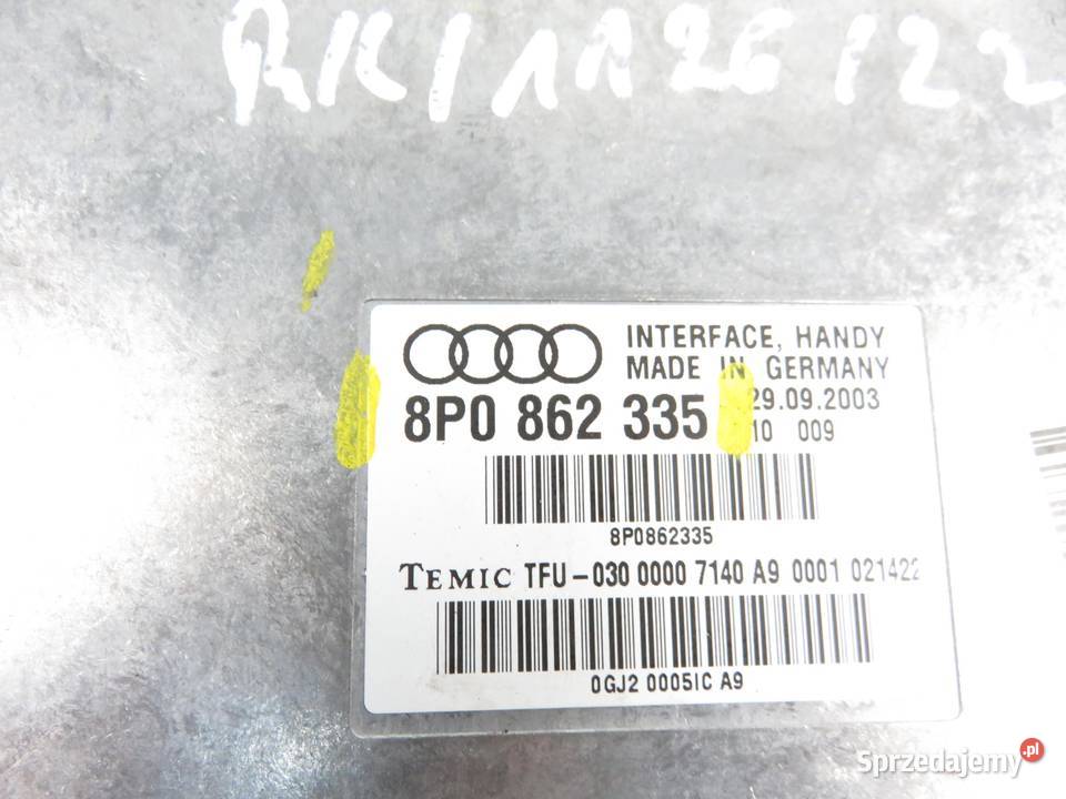 MODUŁ BLUETOOTH AUDI A3 8P1 8P0862335