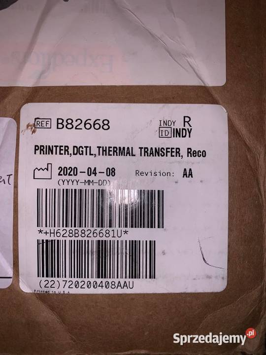 PRINTERDGTLTHERMAL TRANSFER Beckman Coulter Warszawa