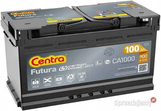 Akumulator CA1000 Centra Futura 100Ah 900A P Tomaszów Mazowiecki