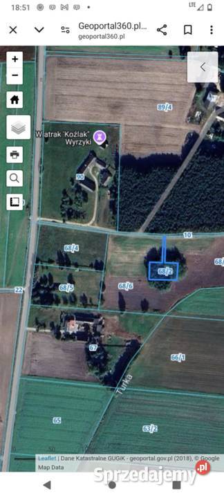 Sprzedam działkę Świercze