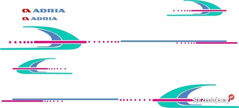 naklejki adria coral 590 kujawsko-pomorskie