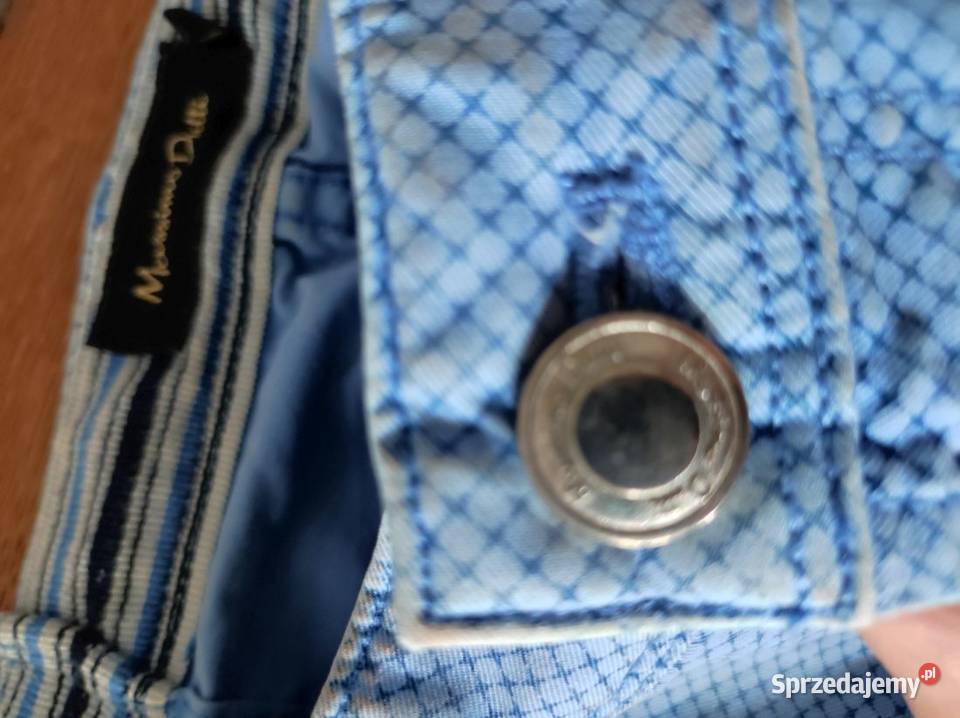 spodnie materiałowe chinosy casual Massimo Dutti Rozmiar XL