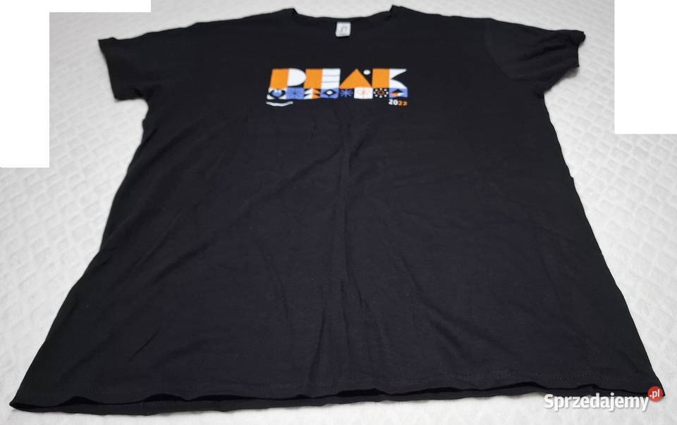 Koszulka krótki rękaw Tshirt czarna Amazon Sols Odzież codzienna Czeladź