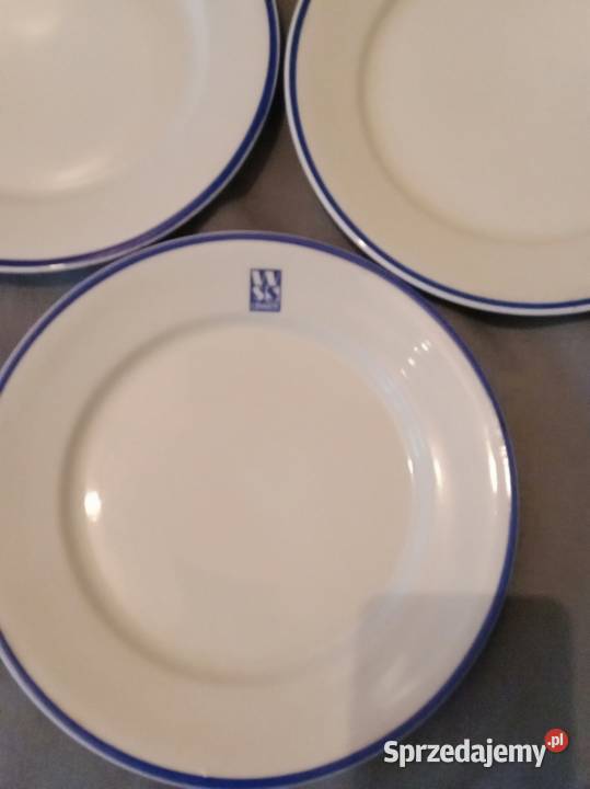 Talerze WSS Społem Prl Zastawa stołowa