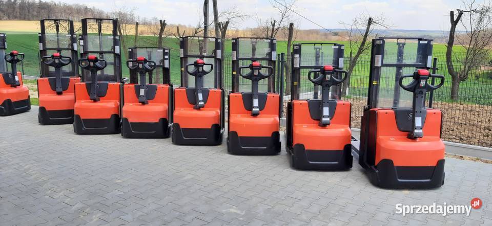 Paletowy wózek elektryk z masztem mała elektryczny Motoryzacja Celiny