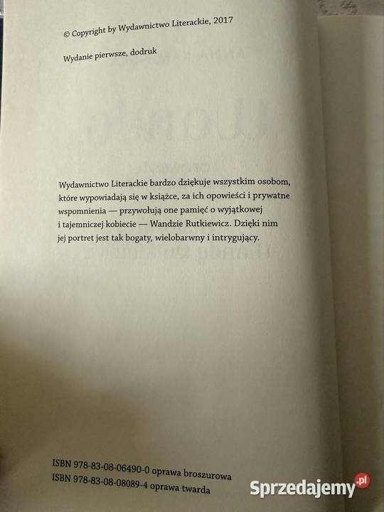 Książka Wanda Rutkiewicz biografia Anna Kamińska Czerwionka-Leszczyny