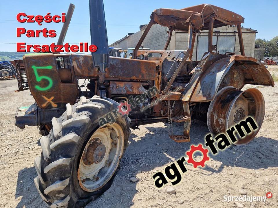 Deutz DX 630 części skrzynia biegów silnik oś Byków