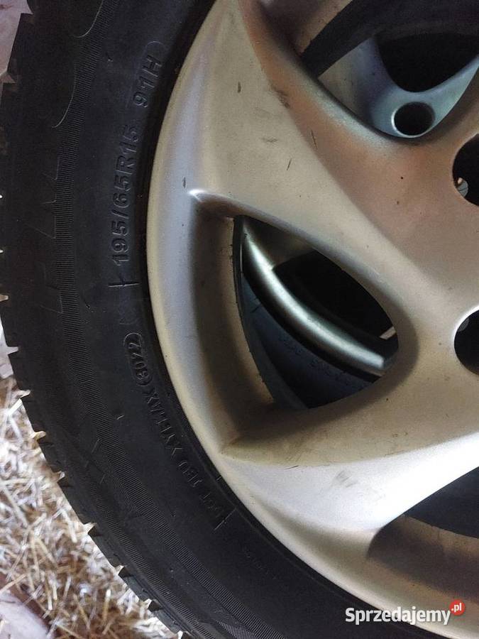 Akufelgi z oponami peugeot lubelskie Natalin sprzedam
