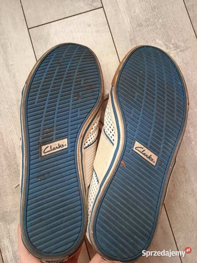 Półbuty Buty Clarks białe męskie 45 Clarks Częstochowa