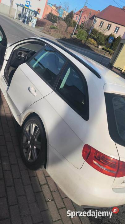 Biała audi a4b8 2011