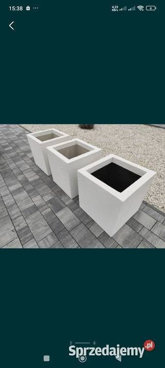 Thermo donica ogrodowa Nowoczesna Lekka Donice Jodłówka-Wałki sprzedam