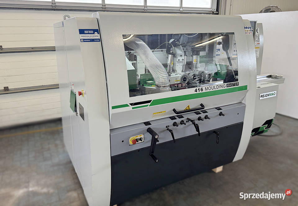 Strugarka czterostronna REIGNMAC typ RMM416 Produkcja Sierakowska Huta