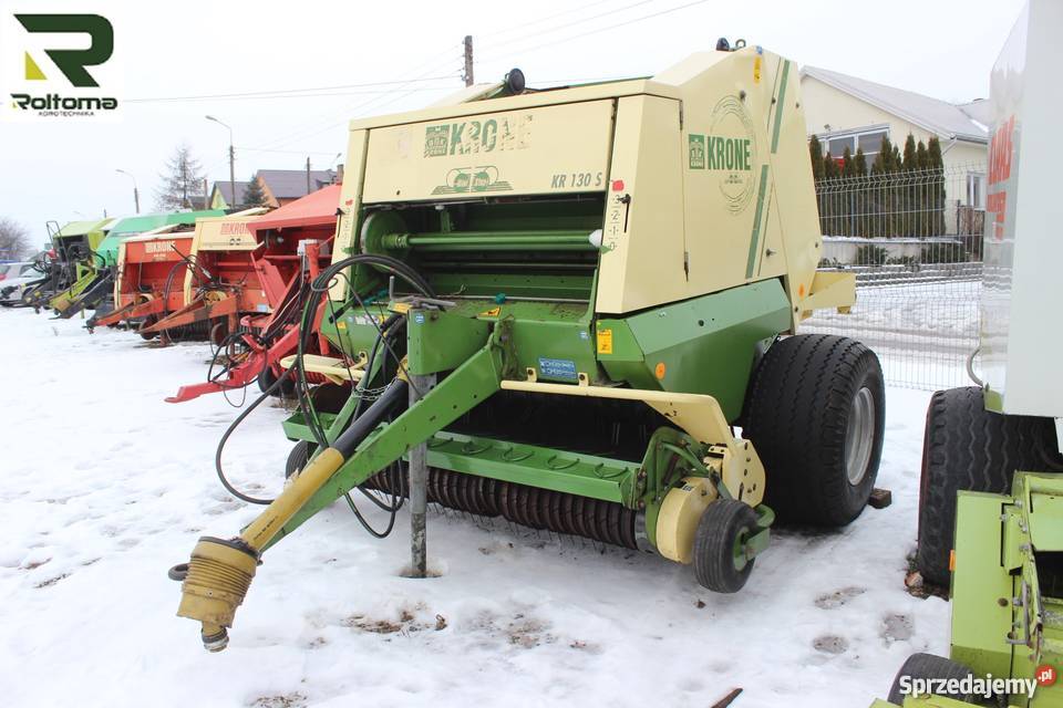 Prasa Krone KR 130 S Owijanie siatką Sokoły