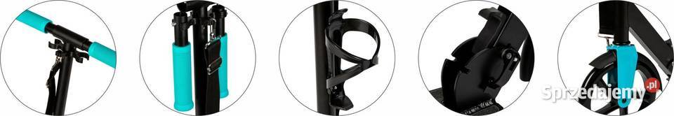 Duża składana hulajnoga 91101 uchwyt na bidon