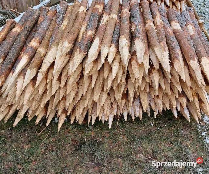 Stemple budowlane kołki do ogrodzeń tymczasowych mazowieckie Szczyty