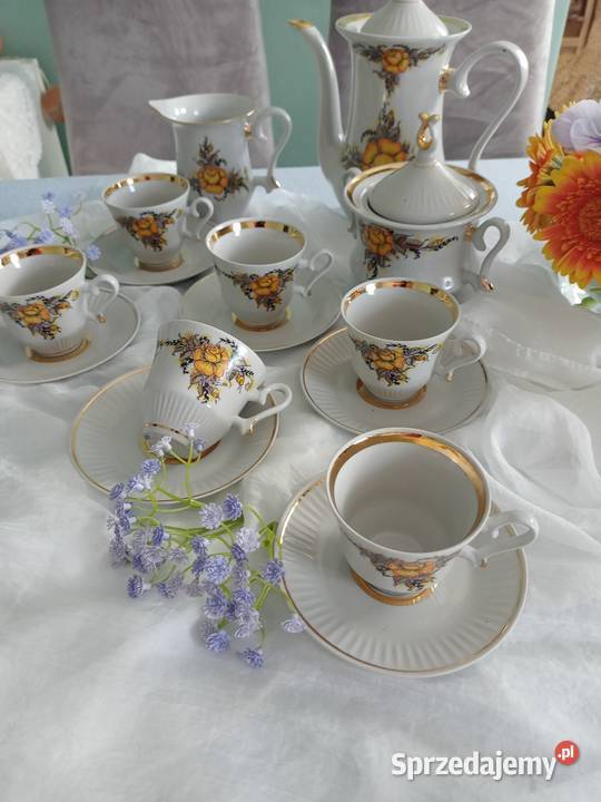 Zestaw do espresso porcelana Baranovka wielkopolskie Poznań