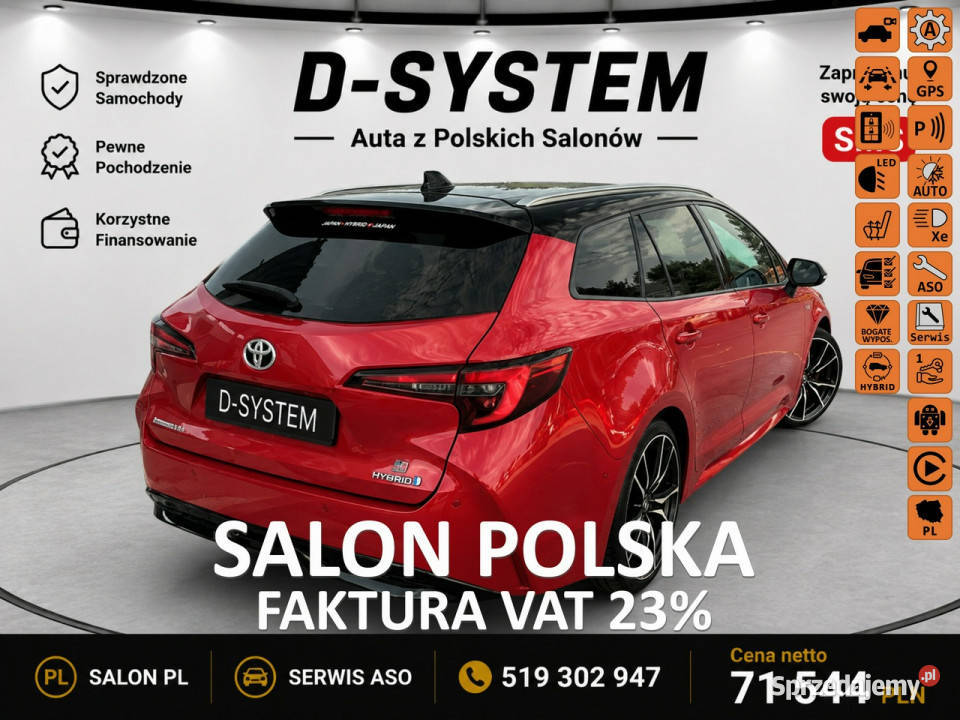 Toyota GR Corolla 23r GR Sport TOYOTA Corolla 20 Rok produkcji 2023 Samochody osobowe sprzedam